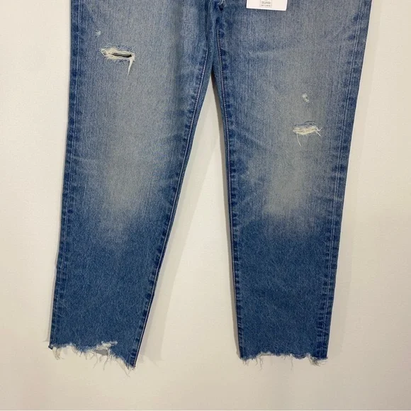 Moussy‎ Vintage 25 NWT Colemont Straight Rigid Button Fly Jeans
